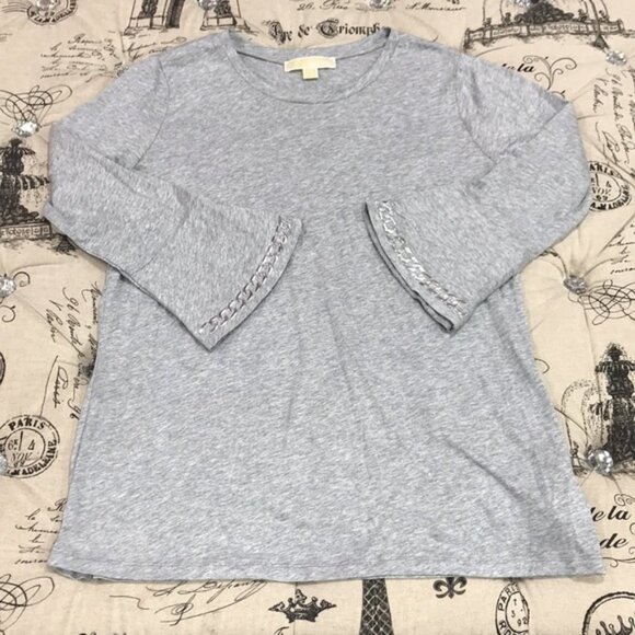 Michael Michael Kors Embellished 3/4-Sleeve Top - Picture 3 of 5